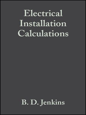 Electrical Installation Calculations - ebook